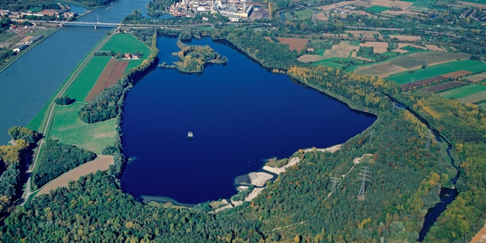 Luftbild Knielinger See